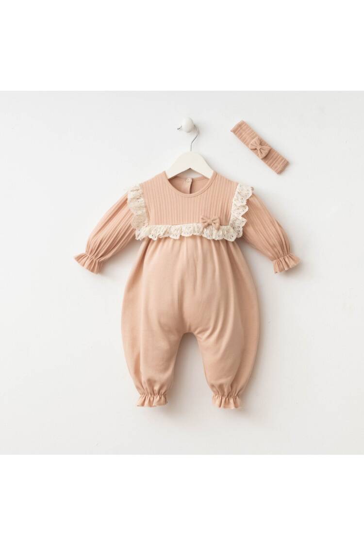 Wholesale Baby Girl Pushbutton and Headband 0-9M - Brand: Minizeyn - Kids & Baby Clothes Wholesale - Globality Store