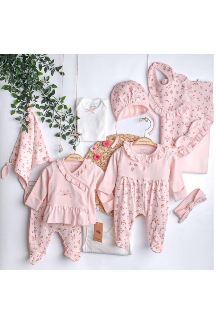 Wholesale Baby Girls 10-Piece Newborn Onesie Set 0-3M - Brand: Ciccimbaby - Kids & Baby Clothes Wholesale - Globality Store