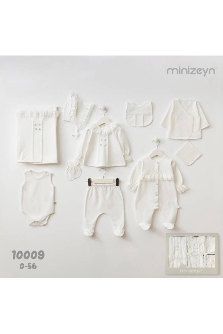 Wholesale Baby Girls 10-Piece Newborn Set 0-1M - Brand: Minizeyn - Kids & Baby Clothes Wholesale - Globality Store