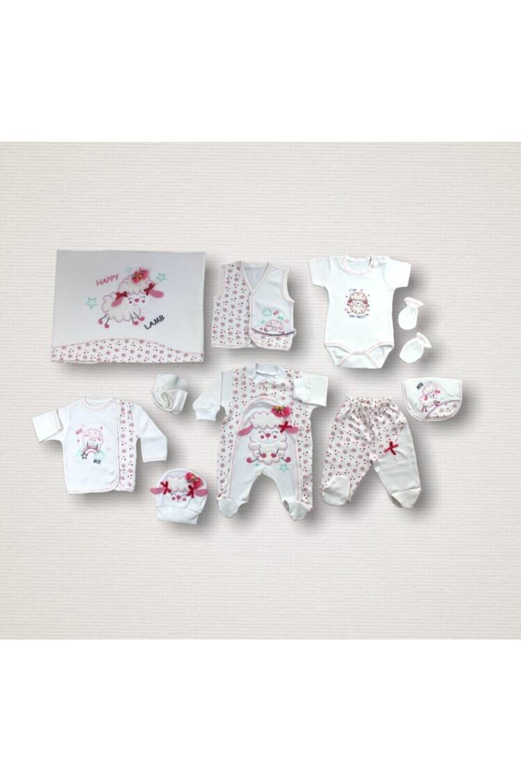 Wholesale Baby Girls 10-Piece Newborn Set 0-3M - Brand: Tomuycuk - Kids & Baby Clothes Wholesale - Globality Store