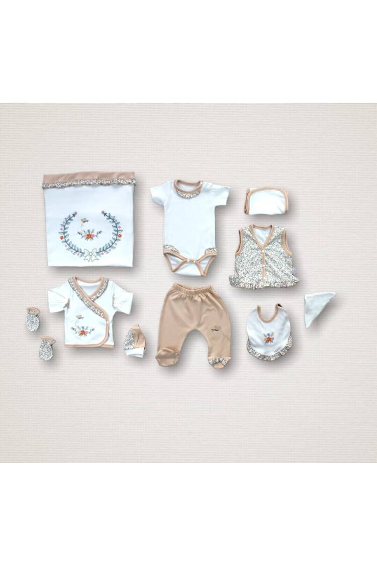 Wholesale Baby Girls 10-Piece Newborn Set 0-3M - Brand: Tomuycuk - Kids & Baby Clothes Wholesale - Globality Store