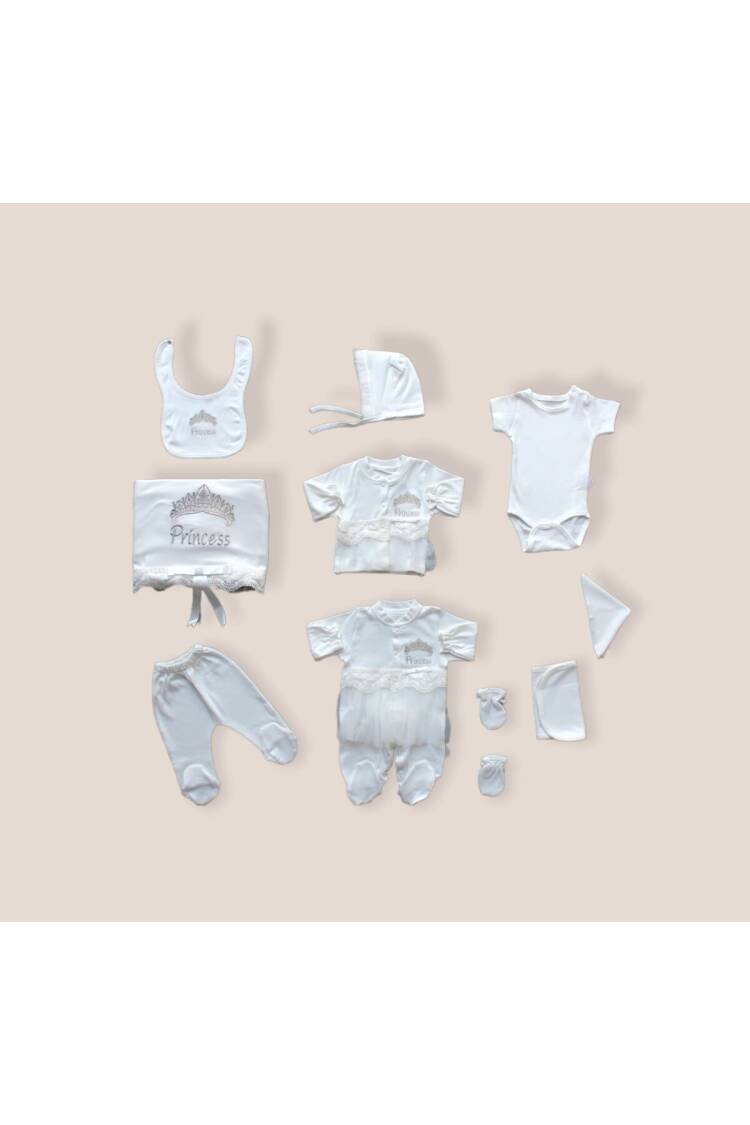 Wholesale Baby Girls 10-Piece Newborn Set 0-3M - Brand: Tomuycuk - Kids & Baby Clothes Wholesale - Globality Store