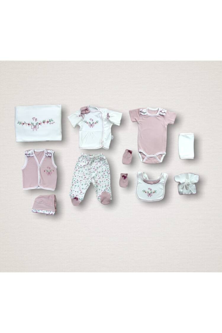 Wholesale Baby Girls 10-Piece Newborn Set 0-6M - Brand: Tomuycuk - Kids & Baby Clothes Wholesale - Globality Store