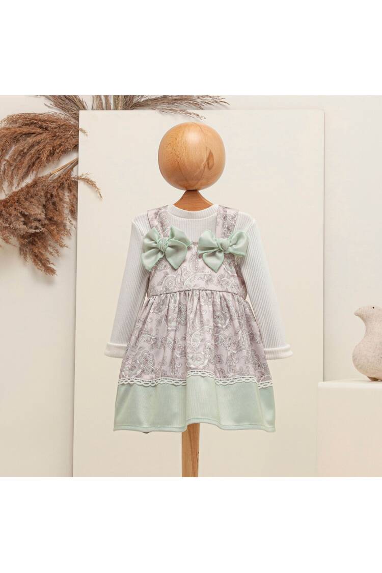 Wholesale Baby Girls 2-Piece Blouse and Dress Set 6-18M - Brand: Babymuz - Kids & Baby Clothes Wholesale - Globality Store