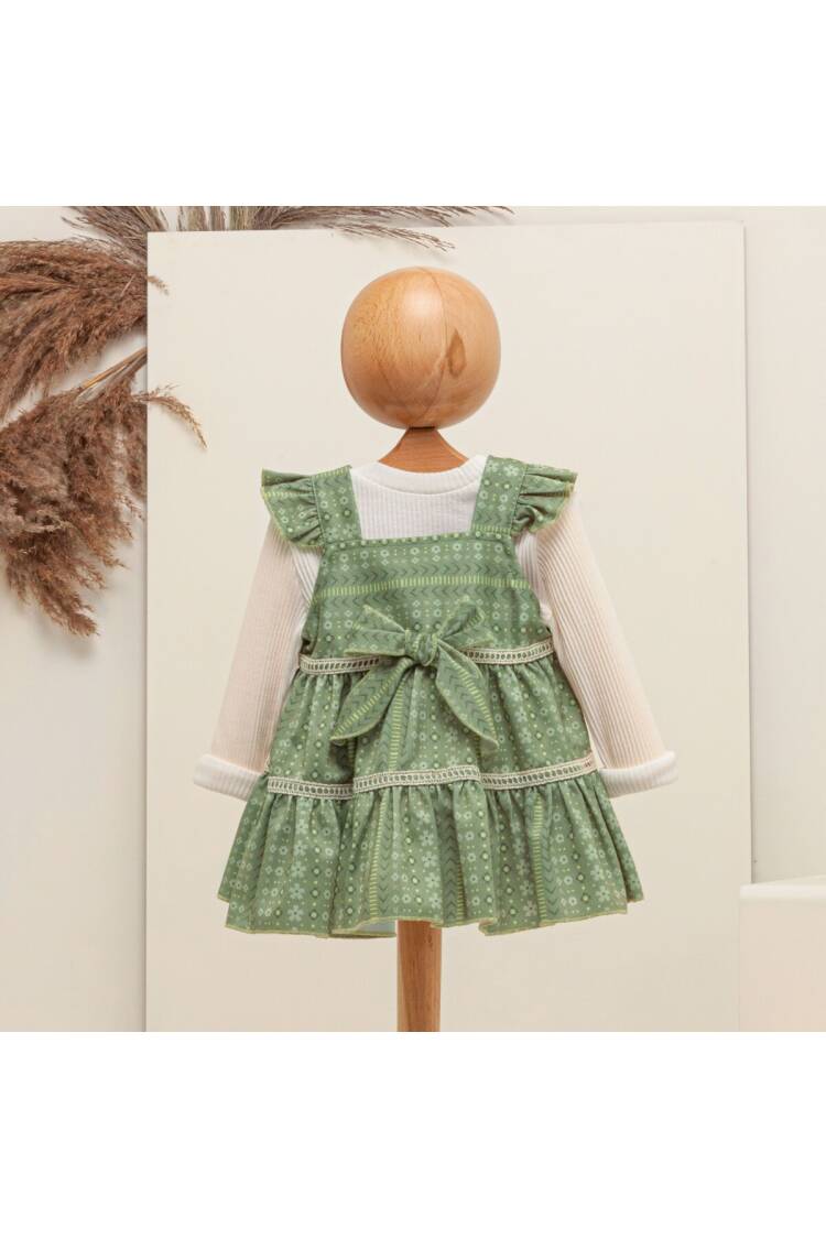 Wholesale Baby Girls 2-Piece Blouse and Dress Set 6-18M - Brand: Babymuz - Kids & Baby Clothes Wholesale - Globality Store