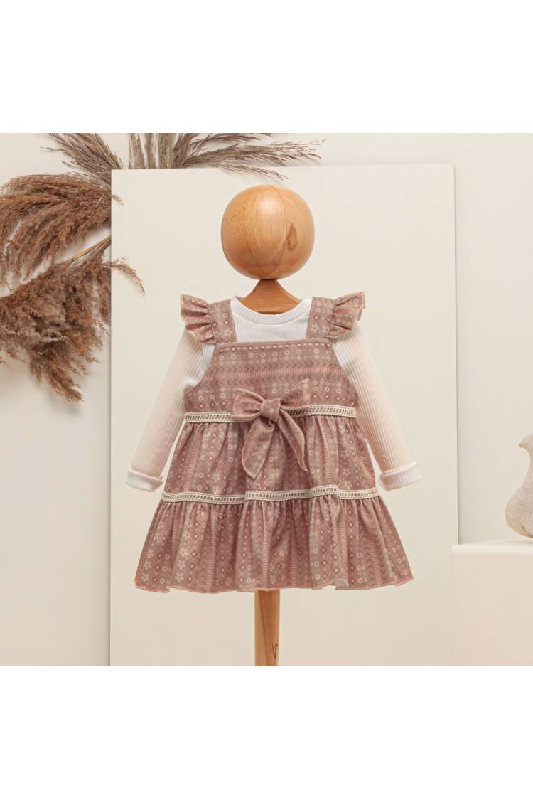Wholesale Baby Girls 2-Piece Blouse and Dress Set 6-18M - Brand: Babymuz - Kids & Baby Clothes Wholesale - Globality Store