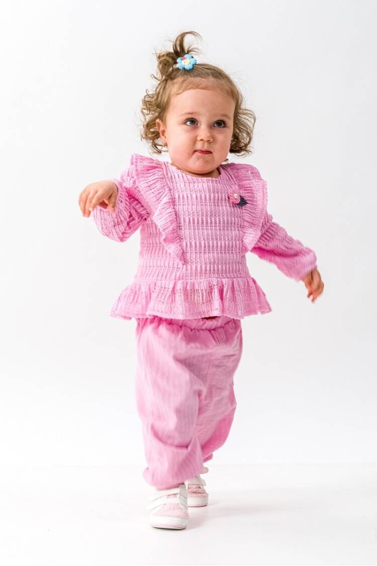 Wholesale Baby Girls 2-Piece Blouse and Pants set 6-18M - Brand: Wecan - Kids & Baby Clothes Wholesale - Globality Store