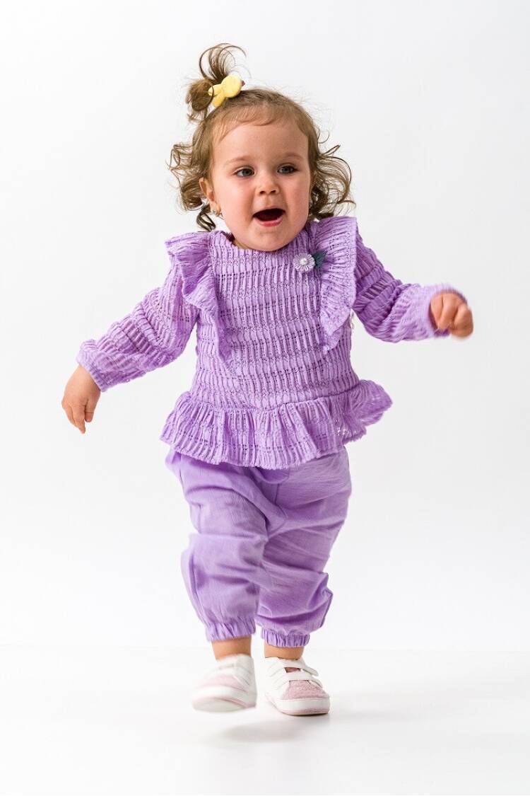 Wholesale Baby Girls 2-Piece Blouse and Pants set 6-18M - Brand: Wecan - Kids & Baby Clothes Wholesale - Globality Store