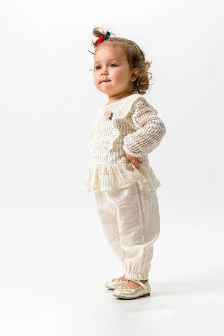 Wholesale Baby Girls 2-Piece Blouse and Pants set 6-18M - Brand: Wecan - Kids & Baby Clothes Wholesale - Globality Store