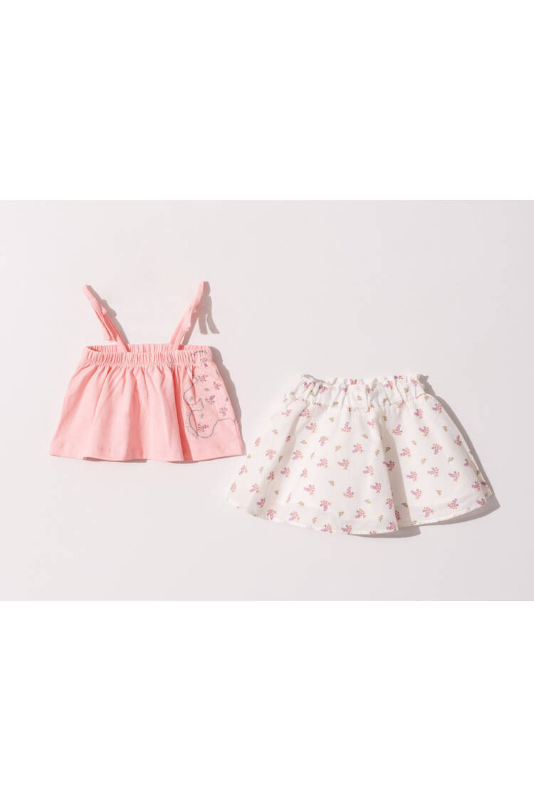 Wholesale Baby Girls 2-Piece Blouse and Single Set 6-18M - Brand: Tuffy - Kids & Baby Clothes Wholesale - Globality Store