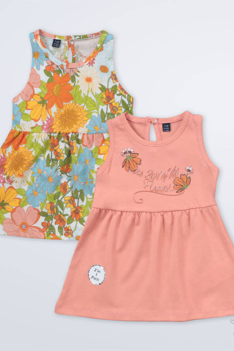 Wholesale Baby Girls 2 Piece Dress 3-18M - Brand: Miniworld - Kids & Baby Clothes Wholesale - Globality Store