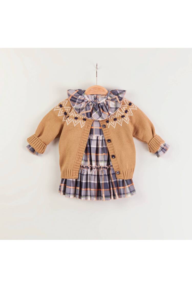 Wholesale Baby Girls 2-Piece Dress and Cardigan Set 9-24M - Brand: Babymuz - Kids & Baby Clothes Wholesale - Globality Store