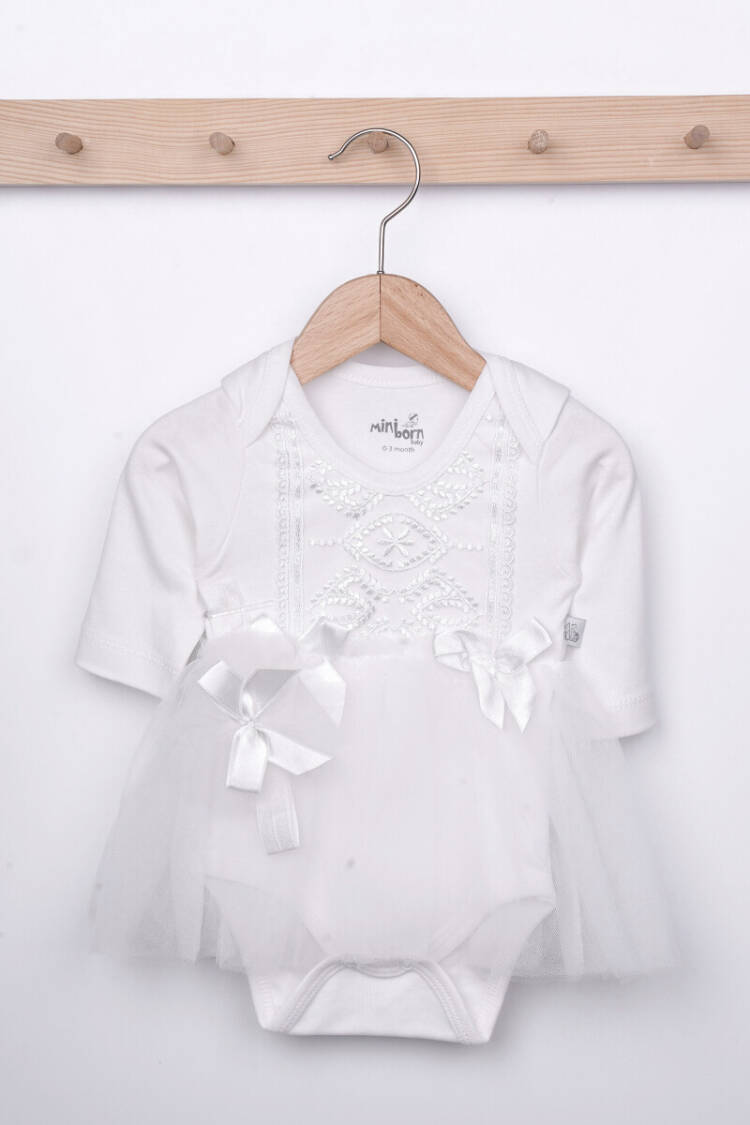 Wholesale Baby Girls 2-Piece Dress and Headband Set 0-12M - Brand: Miniborn - Kids & Baby Clothes Wholesale - Globality Store