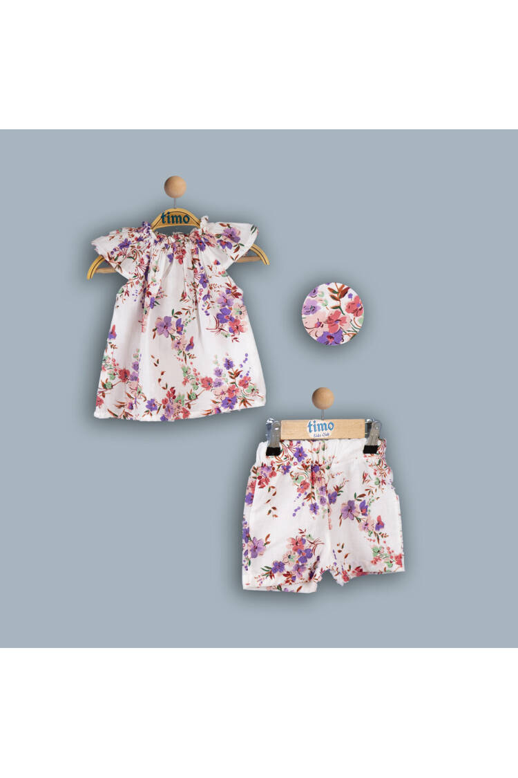 Wholesale Baby Girls 2-Piece Dress and Shorts Set 6-24M - Brand: Timo - Kids & Baby Clothes Wholesale - Globality Store