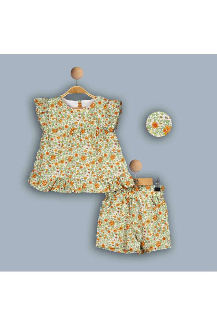 Wholesale Baby Girls 2-Piece Dress and Shorts Set 6-24M - Brand: Timo - Kids & Baby Clothes Wholesale - Globality Store