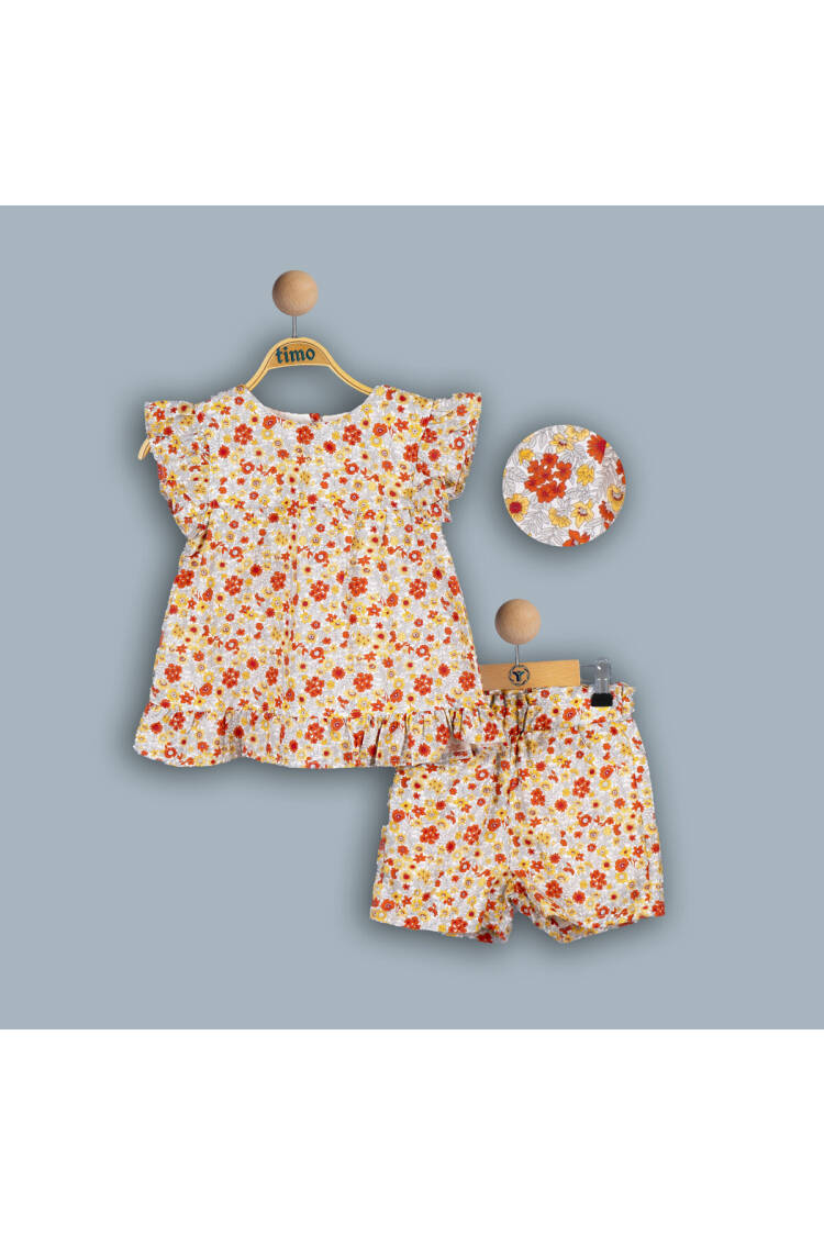 Wholesale Baby Girls 2-Piece Dress and Shorts Set 6-24M - Brand: Timo - Kids & Baby Clothes Wholesale - Globality Store