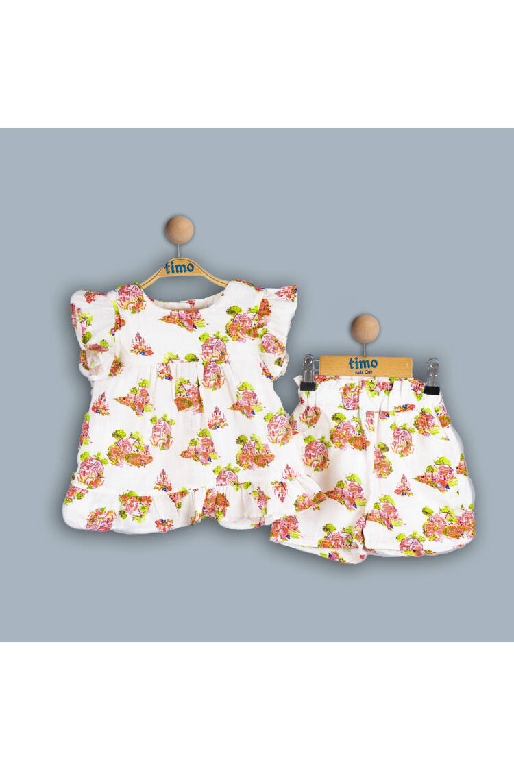 Wholesale Baby Girls 2-Piece Dress and Shorts Set 6-24M - Brand: Timo - Kids & Baby Clothes Wholesale - Globality Store