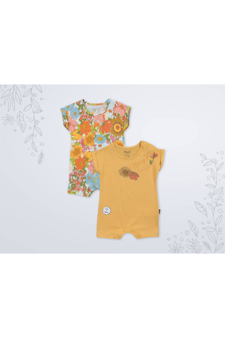 Wholesale Baby Girls 2-Piece Jumpsuit 3-18M - Brand: Miniworld - Kids & Baby Clothes Wholesale - Globality Store