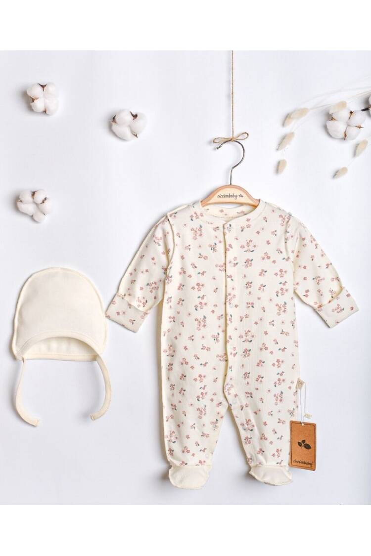 Wholesale Baby Girls 2-Piece Jumpsuit and hat 0-3M - Brand: Ciccimbaby - Kids & Baby Clothes Wholesale - Globality Store