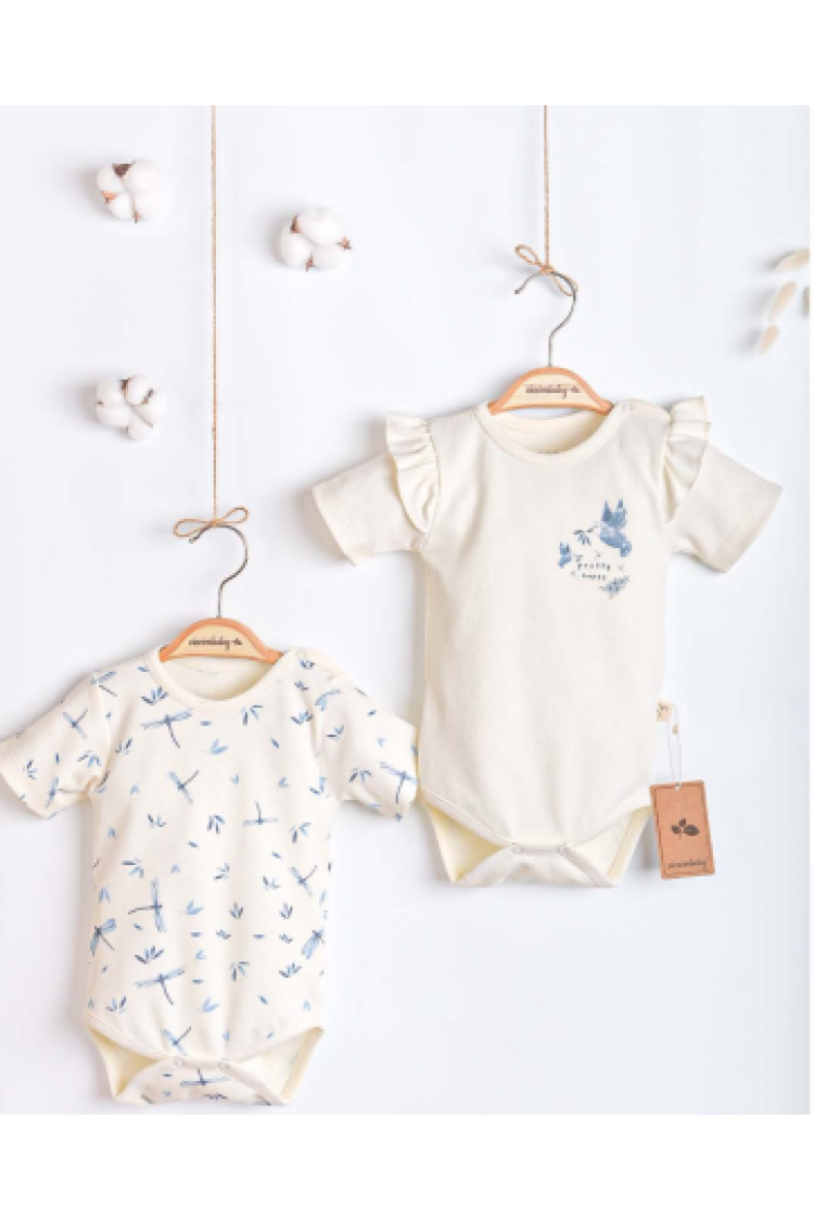 Wholesale Baby Girls 2-Piece Onesie Set 3-9M - Brand: Ciccimbaby - Kids & Baby Clothes Wholesale - Globality Store