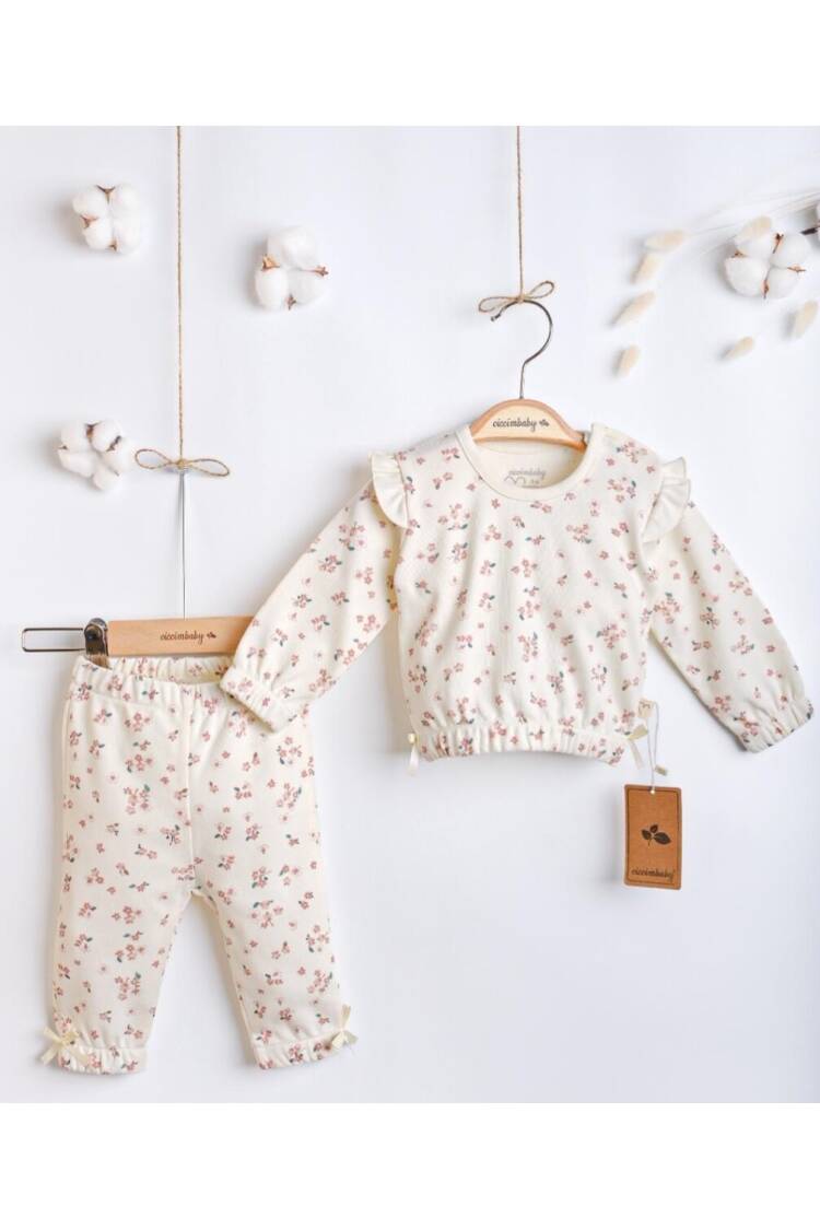 Wholesale Baby Girls 2-Piece Pajamas Set 3-12M - Brand: Ciccimbaby - Kids & Baby Clothes Wholesale - Globality Store