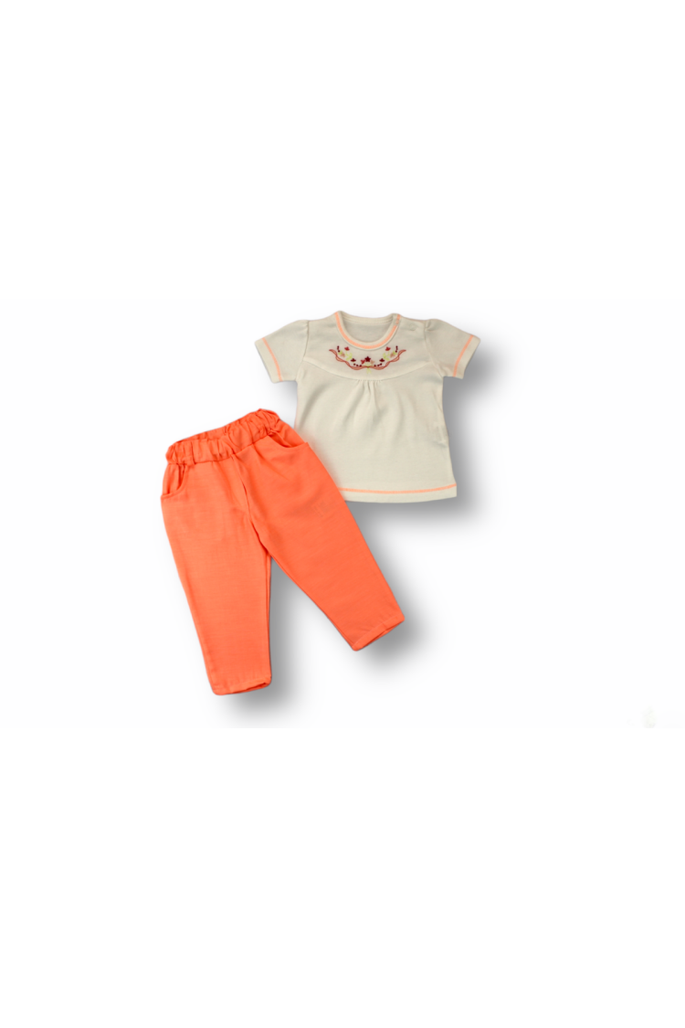Wholesale Baby Girls 2-Piece Pants and T-shirt Set 3-18M - Brand: Tomuycuk - Kids & Baby Clothes Wholesale - Globality Store