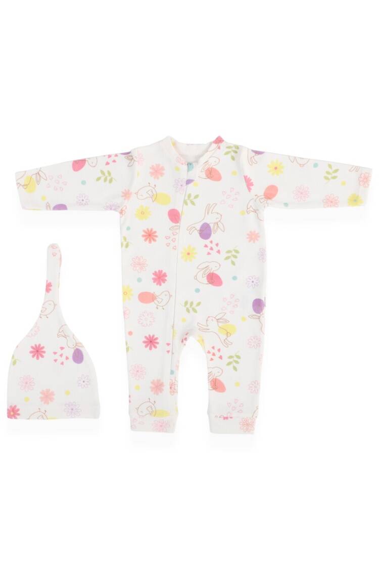 Wholesale Baby Girls 2-Piece Rompers and Hat Set 0-9M - Brand: Bebitof - Kids & Baby Clothes Wholesale - Globality Store