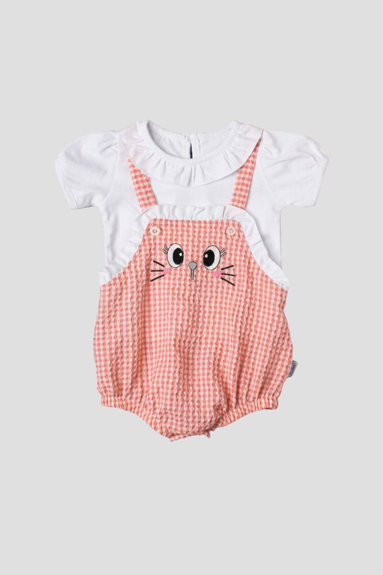 Wholesale Baby Girls 2-Piece Salopet Set 3-12M - Brand: Kidexs - Kids & Baby Clothes Wholesale - Globality Store