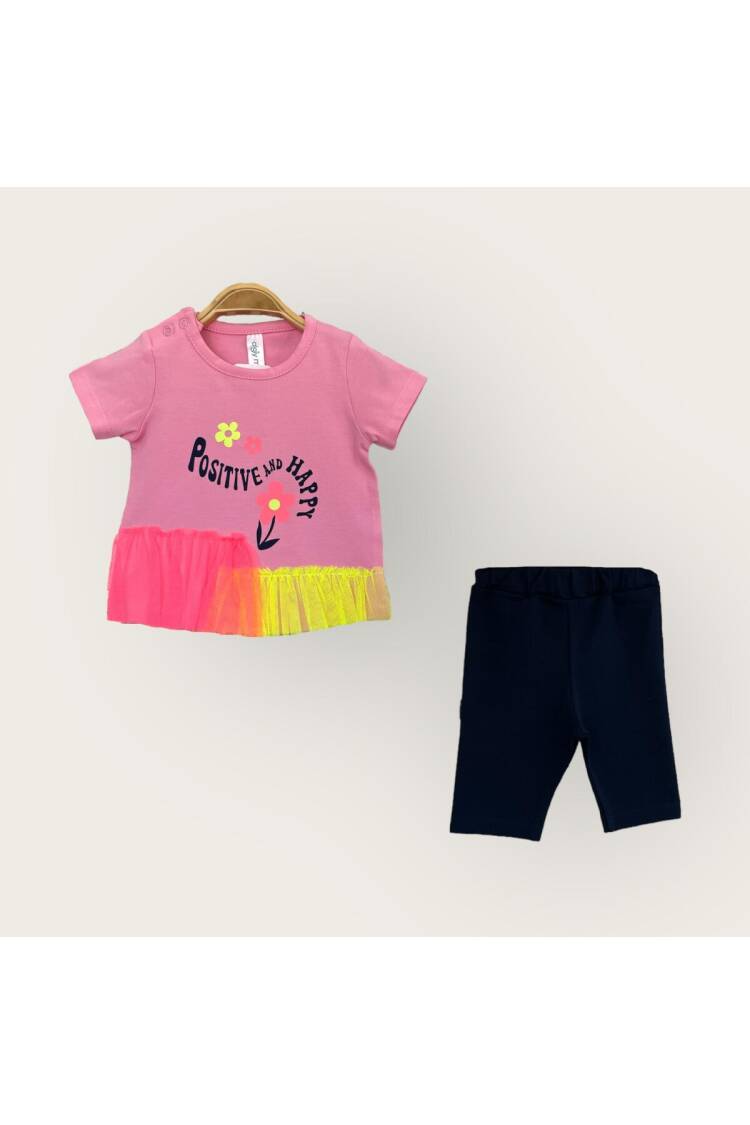 Wholesale Baby Girls 2-Piece T-Shirt and Capri Set 6-18M - Brand: Algiy Mini - Kids & Baby Clothes Wholesale - Globality Store