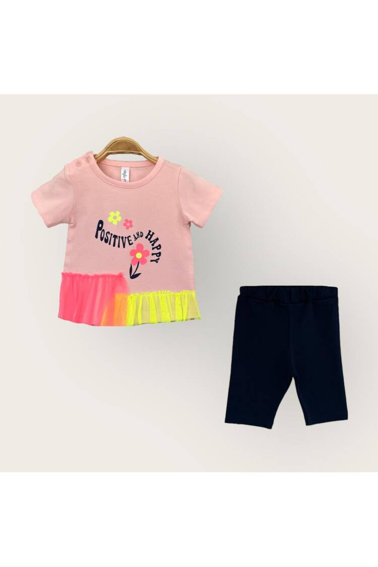 Wholesale Baby Girls 2-Piece T-Shirt and Capri Set 6-18M - Brand: Algiy Mini - Kids & Baby Clothes Wholesale - Globality Store