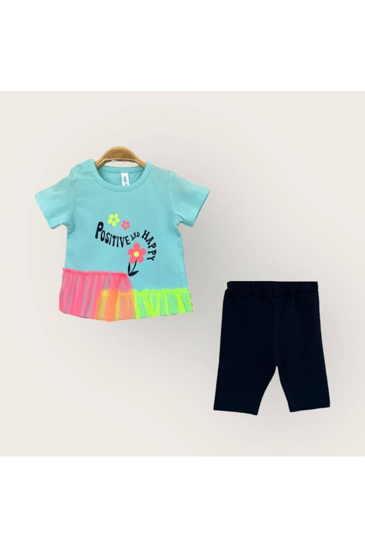 Wholesale Baby Girls 2-Piece T-Shirt and Capri Set 6-18M - Brand: Algiy Mini - Kids & Baby Clothes Wholesale - Globality Store