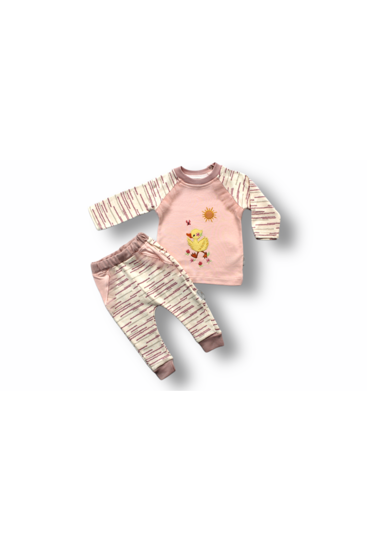 Wholesale Baby Girls 2-Piece Tracksuit Set 0-9M - Brand: Tomuycuk - Kids & Baby Clothes Wholesale - Globality Store