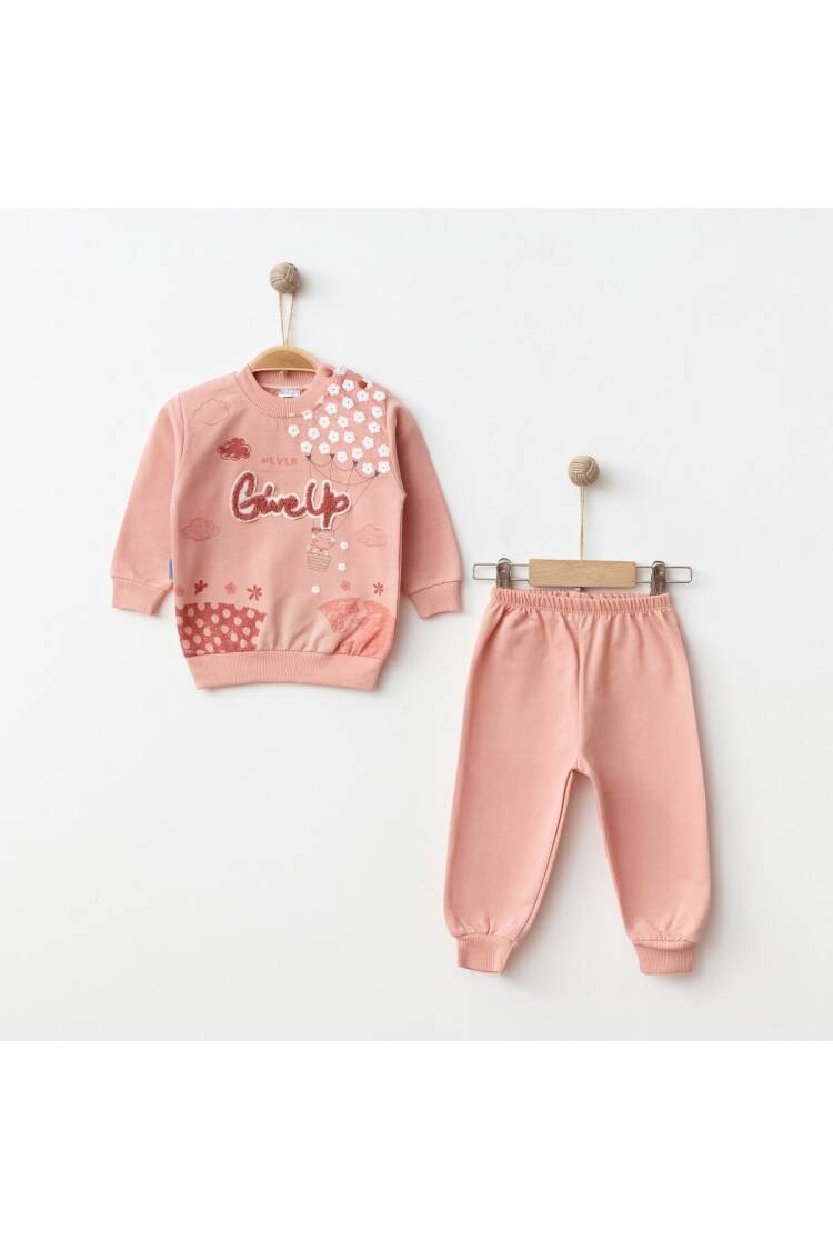 Wholesale Baby Girls 2-Piece Tracksuit Set 9-18M - Brand: Hoppidik - Kids & Baby Clothes Wholesale - Globality Store