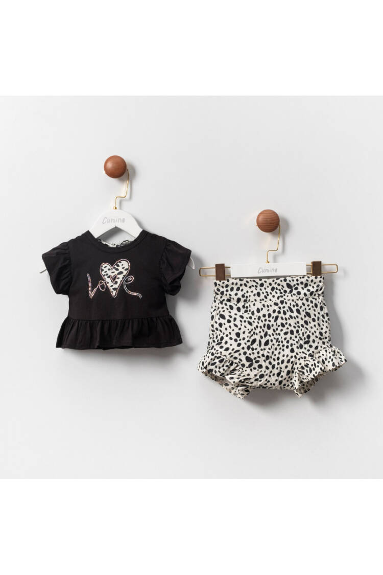Wholesale Baby Girls 2-Pieces Blouse and Short Set 6-18M - Brand: Cumino - Kids & Baby Clothes Wholesale - Globality Store
