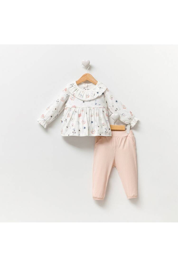 Wholesale Baby Girls 2-Pieces Body and Pants Set 3-18M - Brand: Bubbles - Kids & Baby Clothes Wholesale - Globality Store