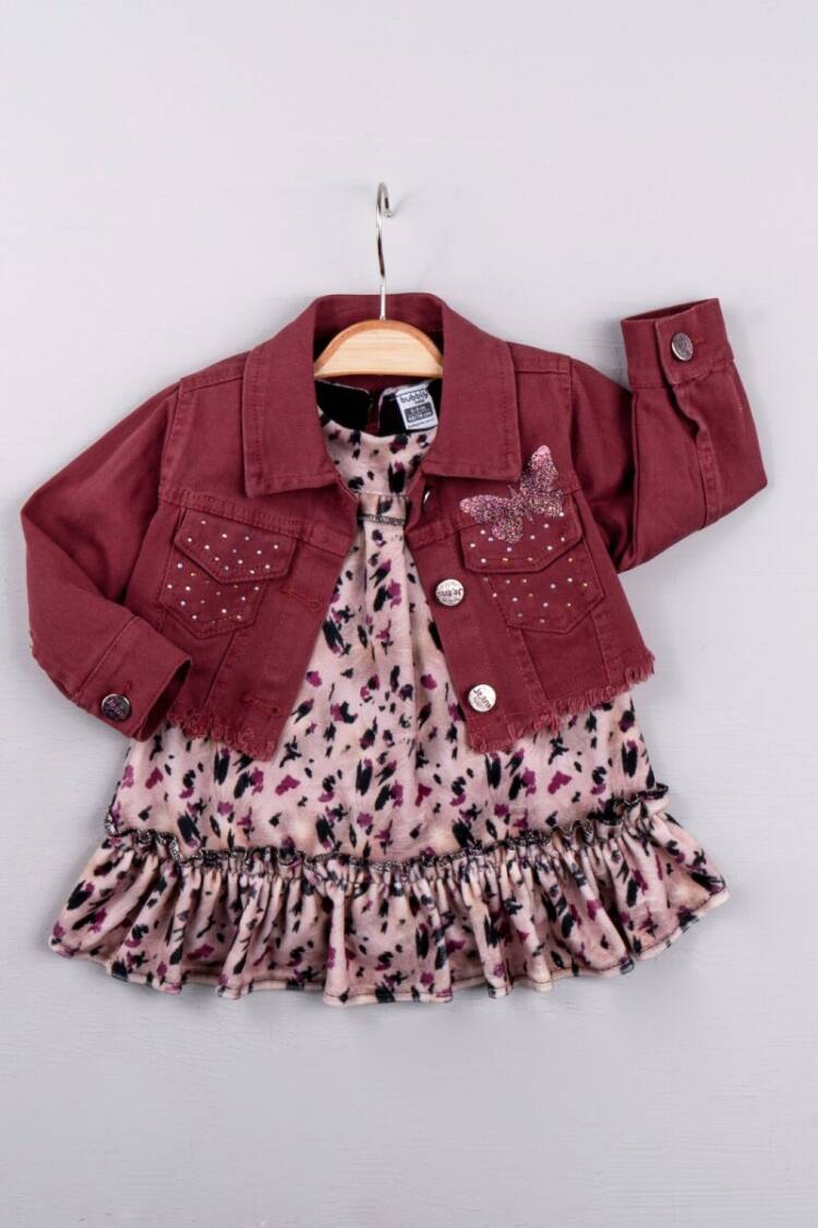 Wholesale Baby Girls 2-Pieces Dress with Jacket 6-24M - Brand: Bubbly - Kids & Baby Clothes Wholesale - Globality Store