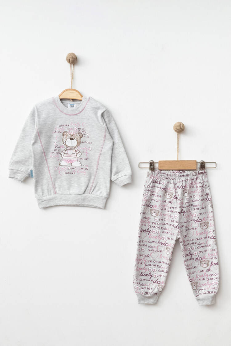 Wholesale Baby Girls 2-Pieces Pijams Set 9-18M - Brand: Hoppidik - Kids & Baby Clothes Wholesale - Globality Store