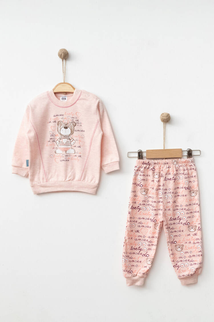 Wholesale Baby Girls 2-Pieces Pijams Set 9-18M - Brand: Hoppidik - Kids & Baby Clothes Wholesale - Globality Store