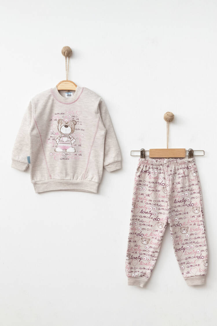 Wholesale Baby Girls 2-Pieces Pijams Set 9-18M - Brand: Hoppidik - Kids & Baby Clothes Wholesale - Globality Store