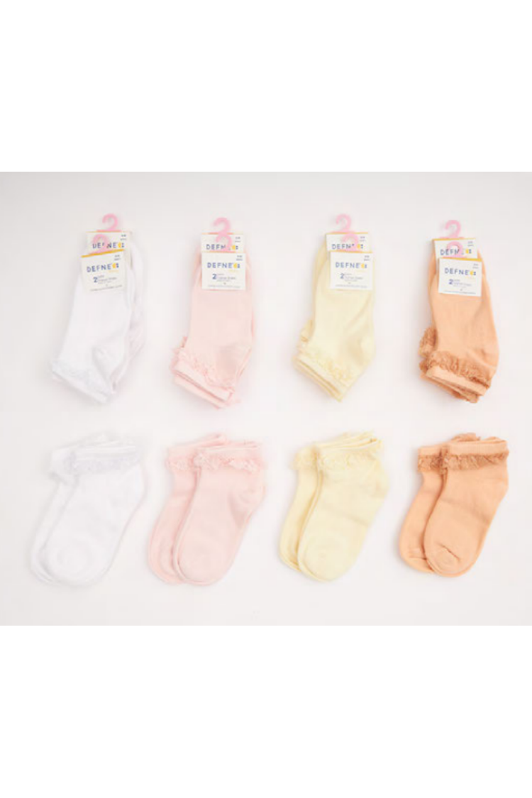 Wholesale 24-Piece Baby Girls Socks with Box - Brand: Defne - Kids & Baby Clothes Wholesale - Globality Store
