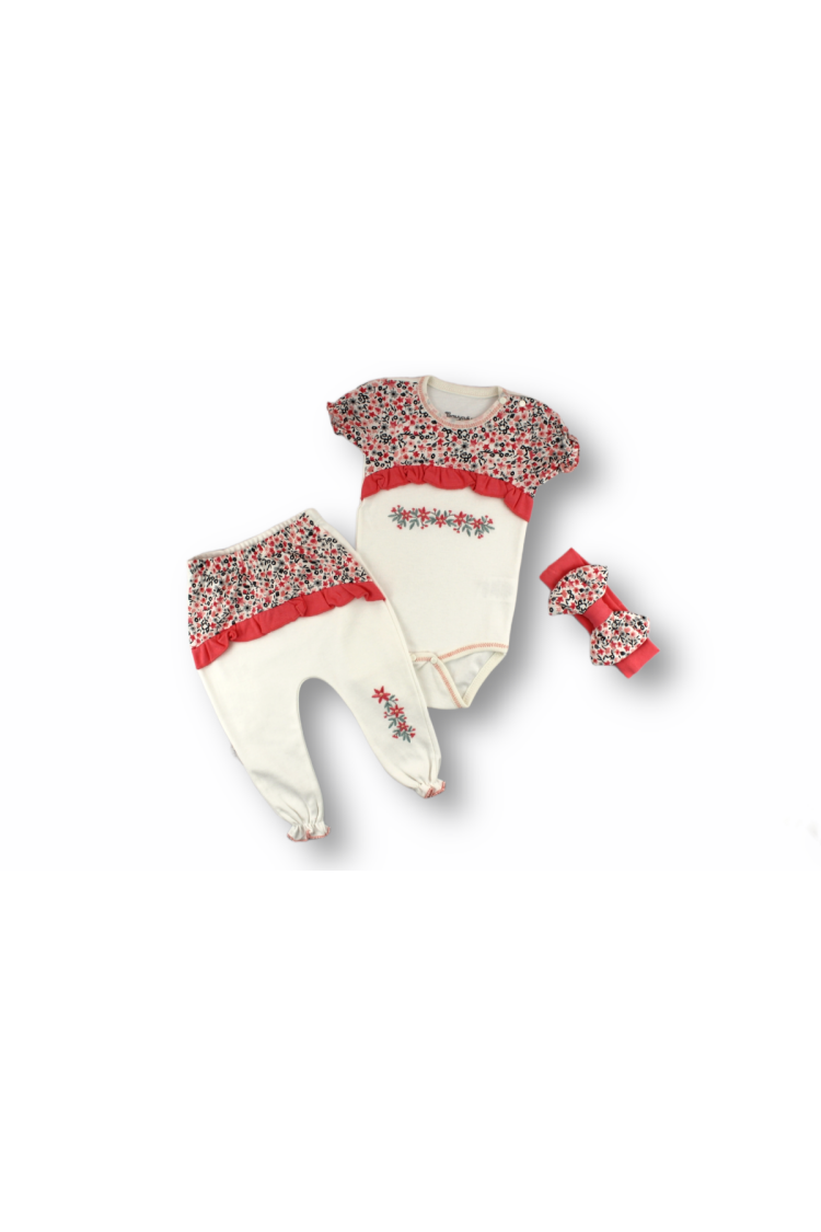 Wholesale Baby Girls 3-Piece Newborn Set 6-18M - Brand: Tomuycuk - Kids & Baby Clothes Wholesale - Globality Store