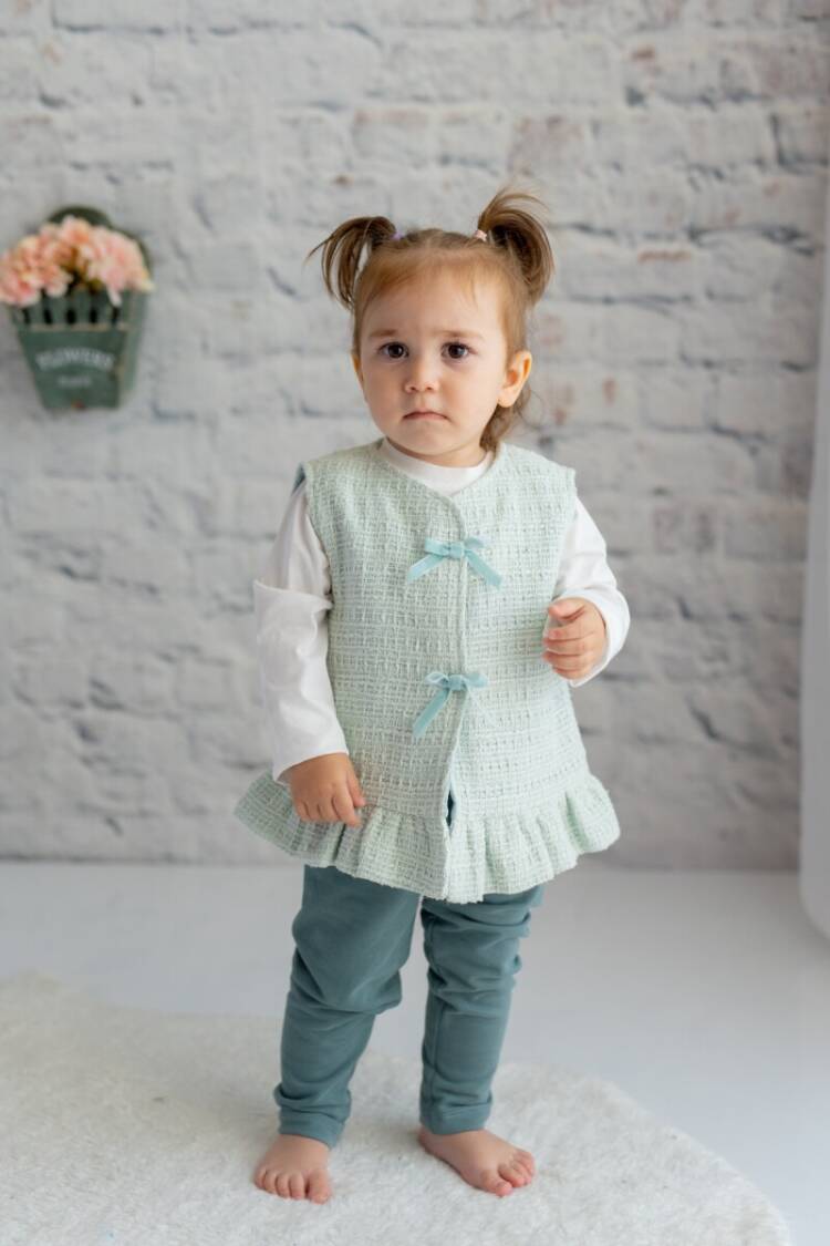 Wholesale Baby Girls 3-Piece Vest Blouse and Leggings Set 6-48M - Brand: Zeyland - Kids & Baby Clothes Wholesale - Globality Store
