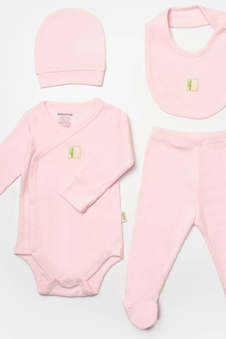 Wholesale Baby Girls 4-Piece Newborn Set 0-9M - Brand: BabyCosy - Kids & Baby Clothes Wholesale - Globality Store