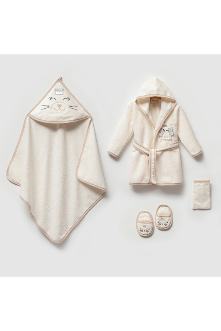 Wholesale Baby Girls 4-Pieces Bathroom Set 0-36M - Brand: Ramel Kids - Kids & Baby Clothes Wholesale - Globality Store