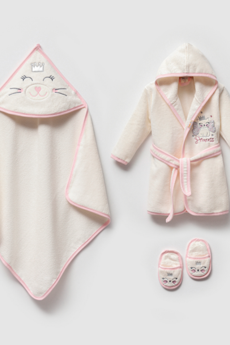 Wholesale Baby Girls 4-Pieces Bathroom Set 0-36M - Brand: Ramel Kids - Kids & Baby Clothes Wholesale - Globality Store