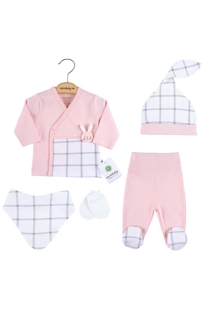 Wholesale Baby Girls 5-Piece Newborn Set 0-3M - Brand: Ciccimbaby - Kids & Baby Clothes Wholesale - Globality Store