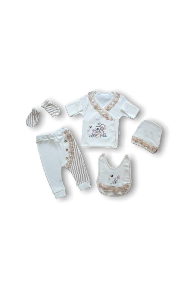 Wholesale Baby Girls 5-Piece Newborn Set 0-3M - Brand: Tomuycuk - Kids & Baby Clothes Wholesale - Globality Store