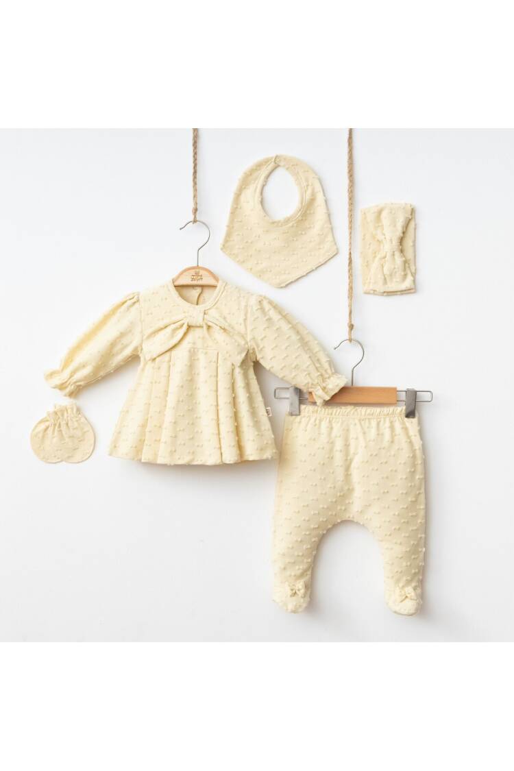 Wholesale Baby Girls 5-Piece Onesies Set 0-3M - Brand: Minizeyn - Kids & Baby Clothes Wholesale - Globality Store