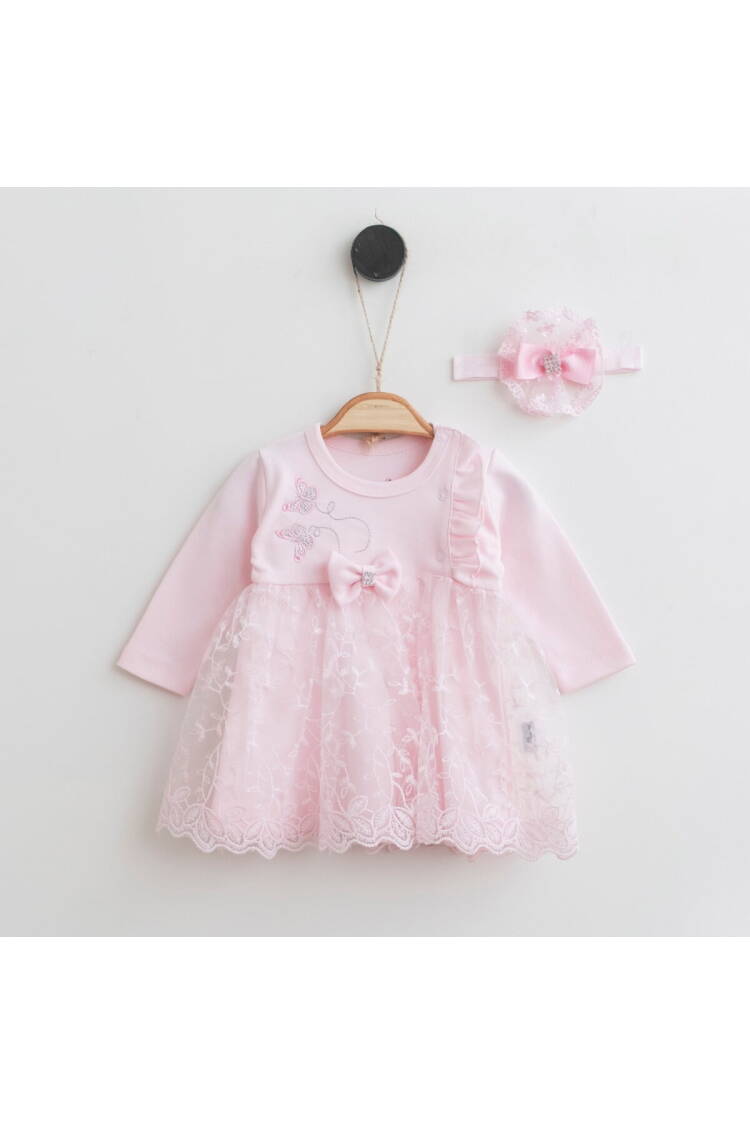 Wholesale Baby Girls Bandana Dress 0-12M - Brand: Miniborn - Kids & Baby Clothes Wholesale - Globality Store