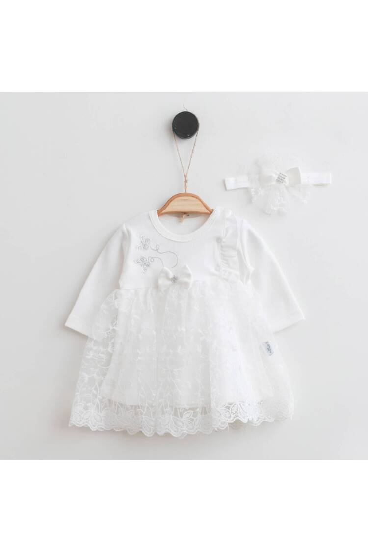 Wholesale Baby Girls Bandana Dress 0-12M - Brand: Miniborn - Kids & Baby Clothes Wholesale - Globality Store
